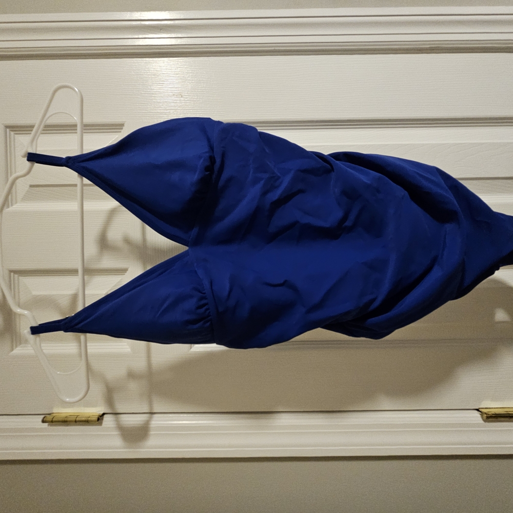 Blue One-Piece Swimsuit